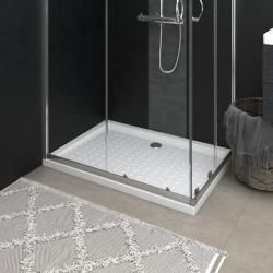 Receveur de douche avec picots Blanc 70x100x4 cm ABS alsavelo