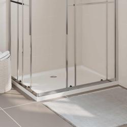 Receveur de douche rectangulaire ABS Blanc 80x110 cm