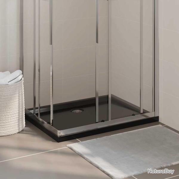 Receveur de douche rectangulaire ABS Noir 70x90 cm