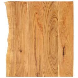 Dessus de meuble-lavabo de salle de bain Acacia 80x52x2,5 cm