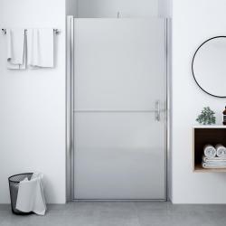 Porte de douche Verre tremp&eacute; d&eacute;poli 81x195 cm