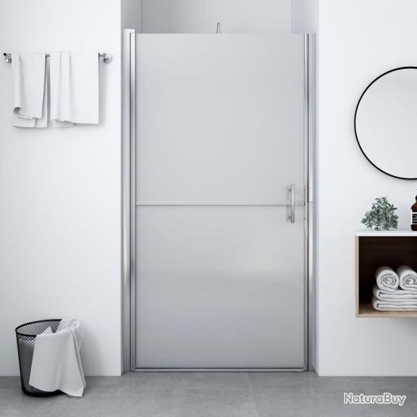 Porte de douche Verre tremp� d�poli 81x195 cm