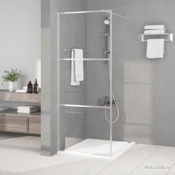 Paroi de douche Argent� 80x195 cm Verre ESG transparent alsavelo