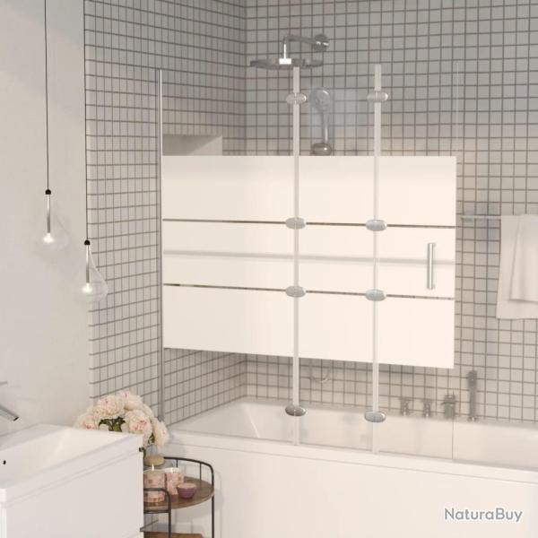 Cabine de douche pliable ESG 120x140 cm Blanc alsavelo