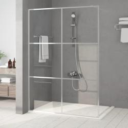 Paroi de douche Argent&eacute; 140x195 cm Verre ESG transparent alsavelo