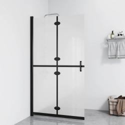 Paroi de douche pliable Verre ESG d&eacute;poli 120x190 cm