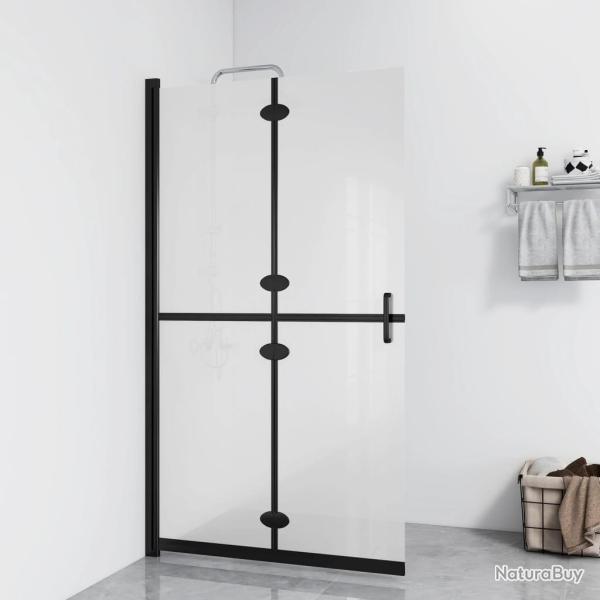 Paroi de douche pliable Verre ESG d�poli 120x190 cm