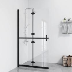 Paroi de douche pliable Verre ESG transparent 100x190 cm