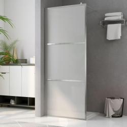 Paroi de douche &agrave; l'italienne &agrave; verre ESG d&eacute;poli 100x195 cm