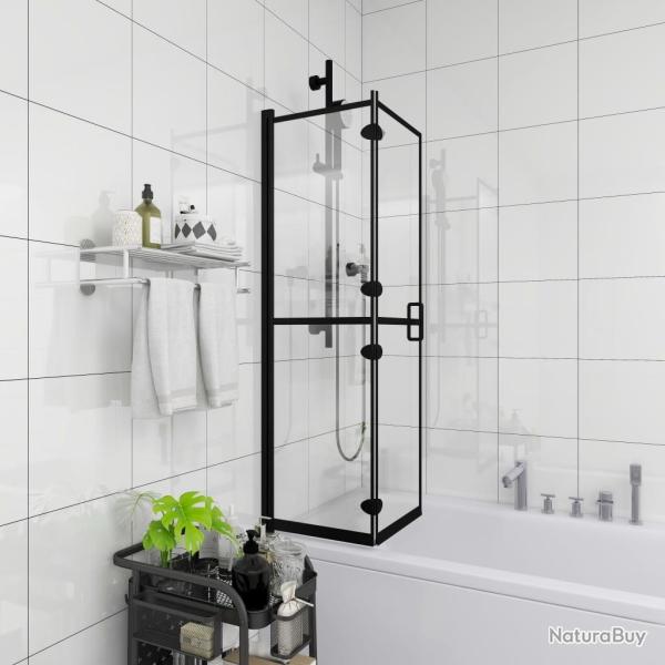 Cabine de douche pliable ESG 80x140 cm Noir alsavelo