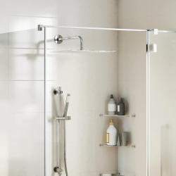 Pomme de douche pluie acier inoxydable 304 40x40 cm carr&eacute;e