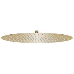 Pomme de douche pluie Acier inoxydable 50 cm Ronde Dor&eacute;