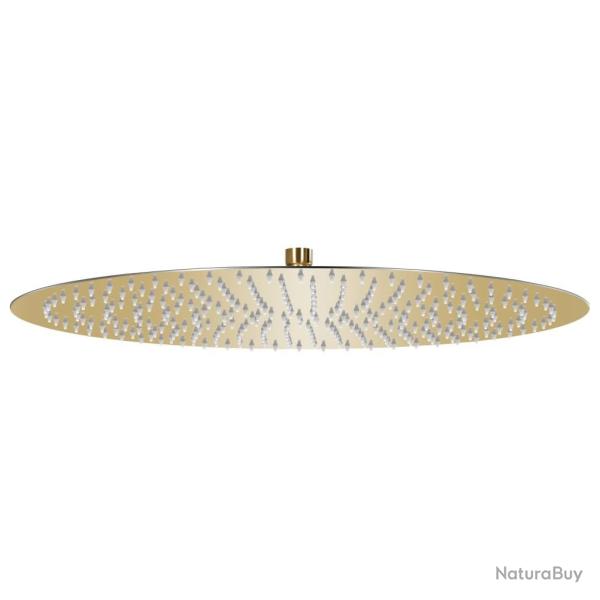Pomme de douche pluie Acier inoxydable 50 cm Ronde Dor�