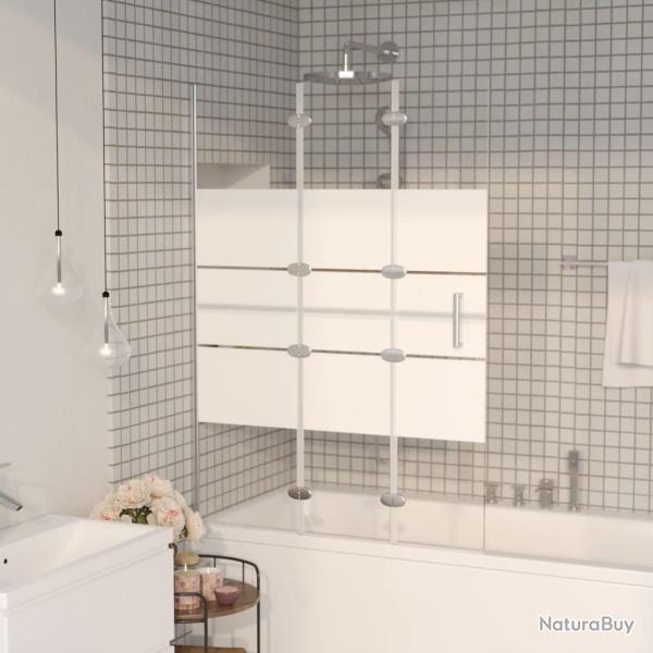 Cabine de douche pliable ESG 100x140 cm Blanc alsavelo