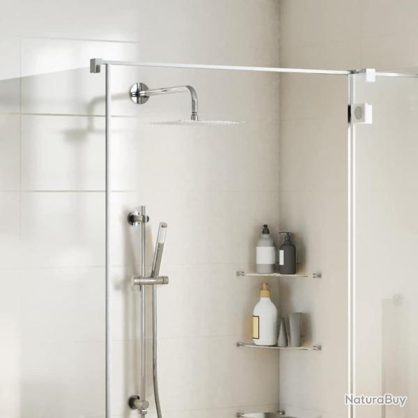 Pomme de douche pluie acier inoxydable 304 25x25 cm carr�e