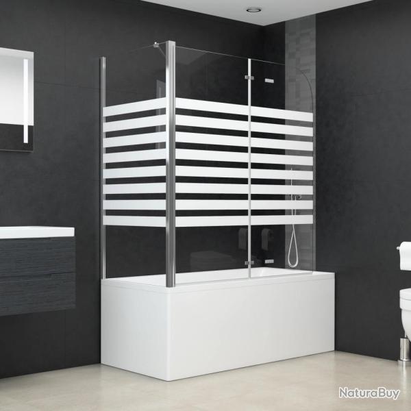 Enclos de bain 120x68x130 cm verre tremp� rayures
