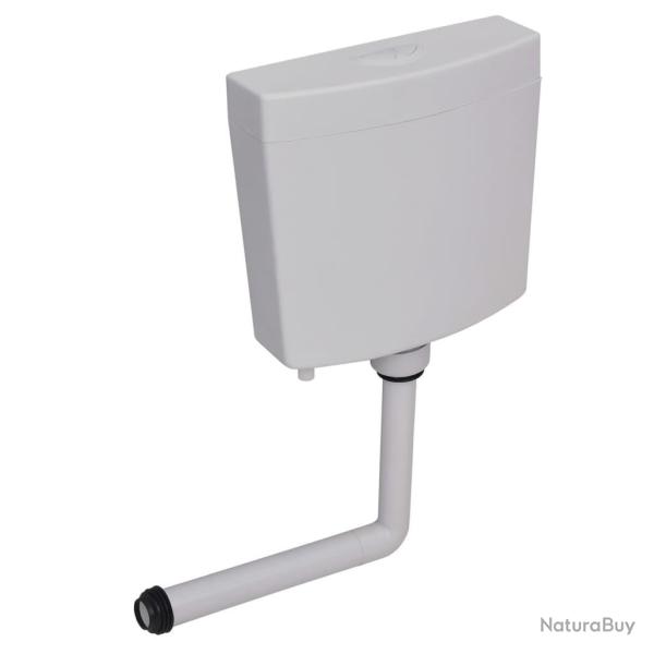 R�servoir de toilette avec entr�e d'eau inf�rieure 3/6 L Gris alsavelo