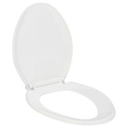 Abattant WC &agrave; fermeture en douceur Lib&eacute;ration rapide Blanc