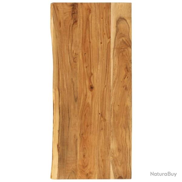 Dessus de meuble-lavabo de salle de bain Acacia 114x52x2,5 cm