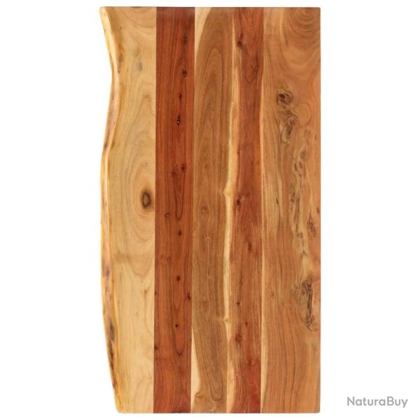 Dessus de meuble-lavabo de salle de bain Acacia 100x52x3,8 cm