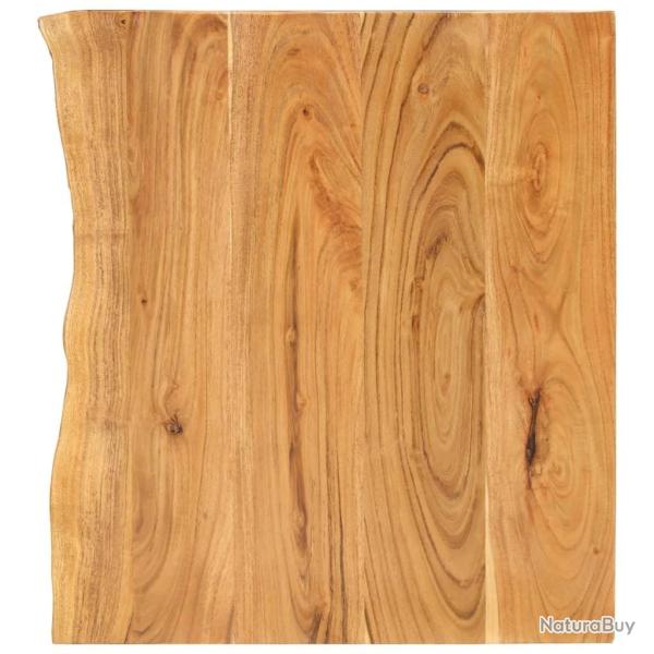 Dessus de meuble-lavabo de salle de bain Acacia 58x52x3,8 cm