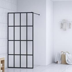 &Eacute;cran de douche Verre tremp&eacute; d&eacute;poli 80x195 cm