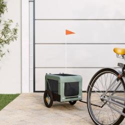 Remorque de v&eacute;lo pour animaux de compagnie gris et noir