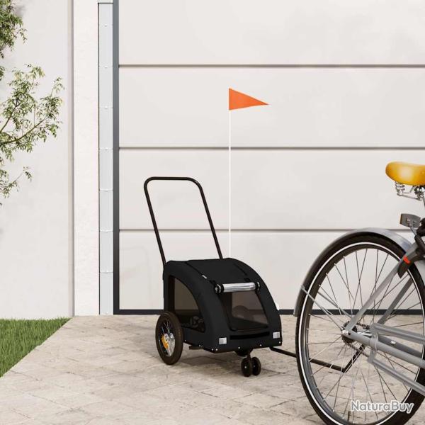 Remorque de v�lo pour animaux de compagnie noir
