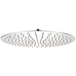 T&ecirc;te de douche plongeante ronde en acier inoxydable 40 cm