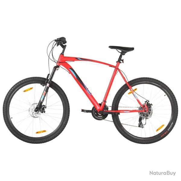 V�lo de montagne 21 vitesses Roues 29 pouces Cadre 53 cm Rouge
