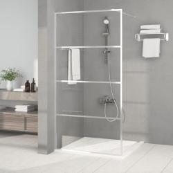 Paroi de douche Argent&eacute; 100x195 cm Verre ESG transparent
