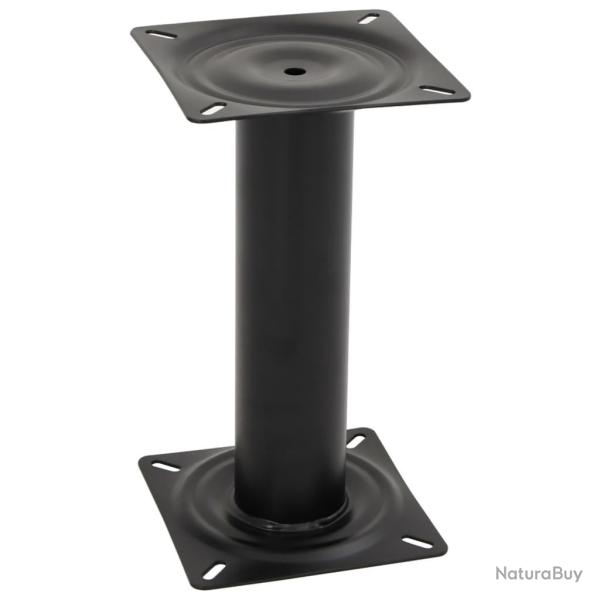 Pi�destal de si�ge de bateau noir 33 cm acier