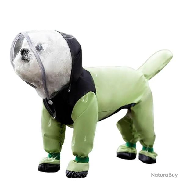 Manteaux imperm�ables pour petits chiens, confortables, en TPU, imperm�ables, v�tements de pluie pou
