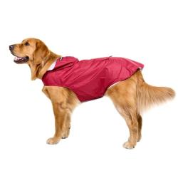 Manteau imperm&eacute;able pour chien. veste &agrave; capuche imperm&eacute;able. Poncho de pluie. v&ecirc;tements de pluie pou