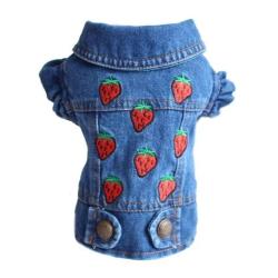 XS 2XL Denim chien v&ecirc;tements Cowboy chien manteau chiot v&ecirc;tements pour petits chiens jean veste chie
