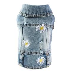 XS-2XL Denim chien v&ecirc;tements Cowboy chien manteau chiot v&ecirc;tements pour petits chiens jean veste chie