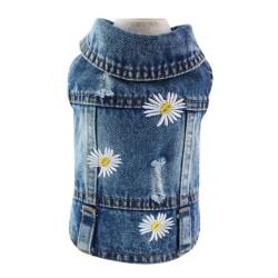 XS 2XL Denim chien v&ecirc;tements Cowboy chien manteau chiot v&ecirc;tements pour petits chiens jean veste chie