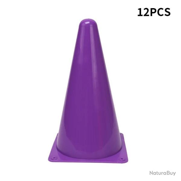 Accessoires de Football de sport durables, 12 pi�ces, �quipement de marqueur d'entra�nement de Footb