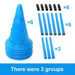 Ensemble de 3 produits d'entra&icirc;nement pour chiens, durables, piquets de saut, pour animaux de compag