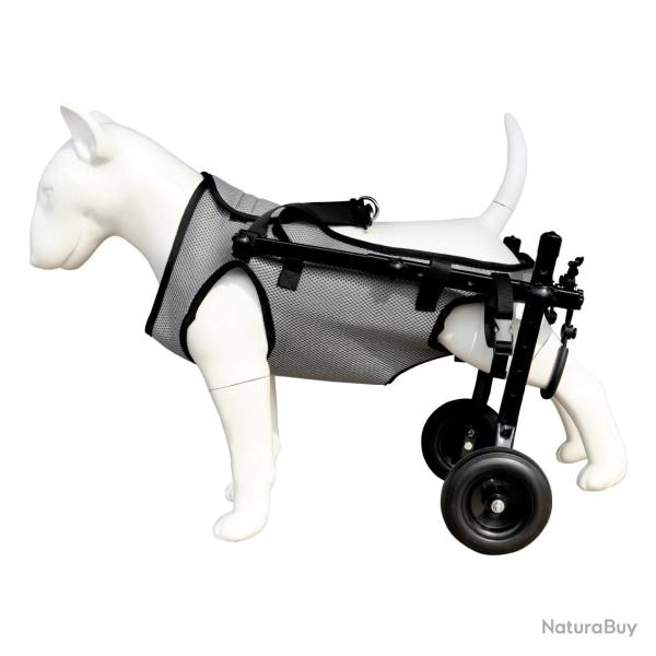 Chariot pour animaux de compagnie, jambe arri�re r�glable, aide � la mobilit� pour chien handicap�, 