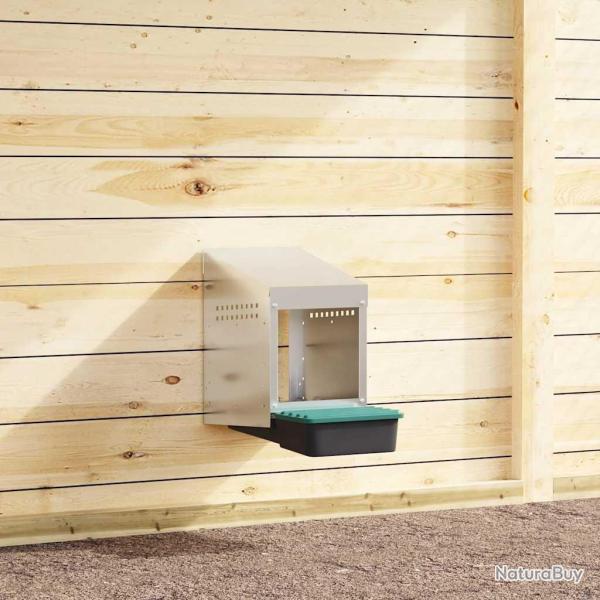 Nichoir � poules1 compartiment, fixation murale, acier galvanis�