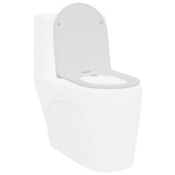 Si&egrave;ge de toilette Blanc 47 x 36 x 3,4 cm Duroplast
