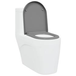 Si&egrave;ge de toilette Gris 49 x 36 x 4 cm Duroplast