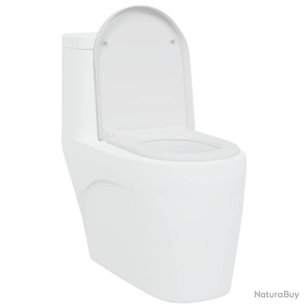 Si�ge de toilette � lib�ration rapide avec fermeture douce Duroplast blanc