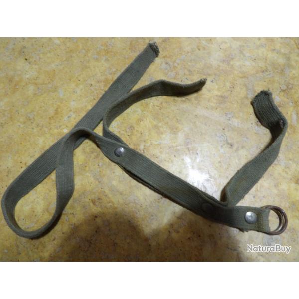 Mentonni�re jugulaire casque parachutiste TAP 56 para Alg�rie AFN Suez Kolwezi l�gion authentique 1