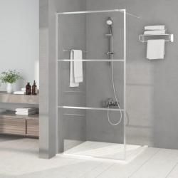 Paroi de douche Argent&eacute; 100x195 cm Verre ESG transparent