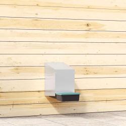 Nichoir &agrave; poules1 compartiment, fixation murale, acier galvanis&eacute;