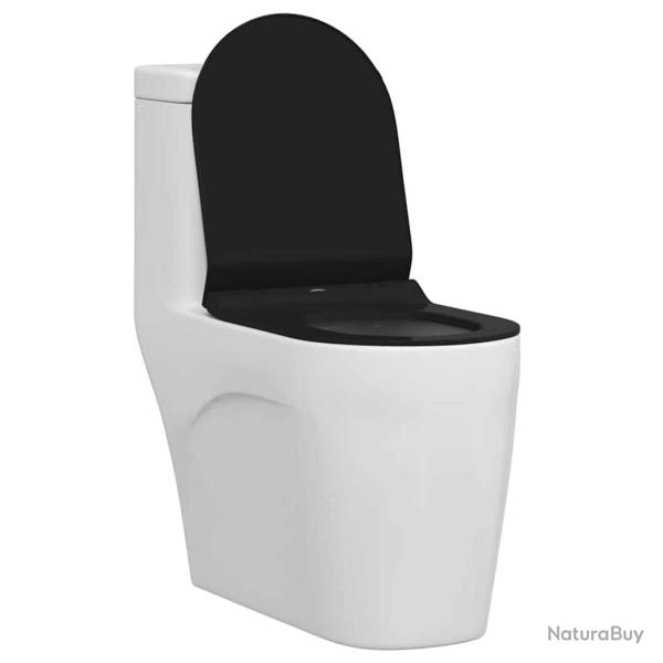 Si�ge de toilette R�glable Noir 50 x 36,5 x 5 cm Polypropyl�ne