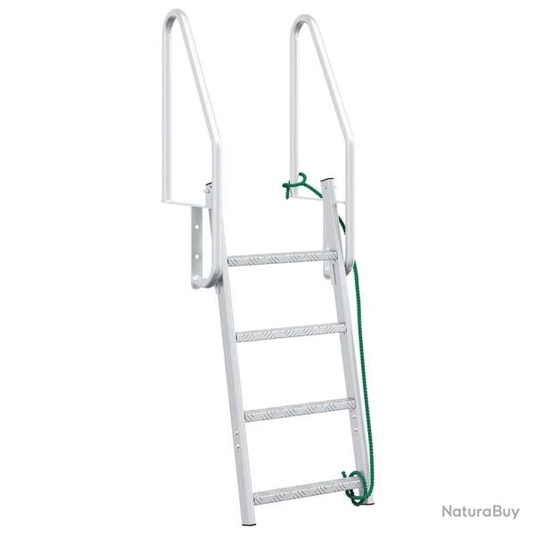 �chelle de quai Autre Argent 58 x 77 x 166 cm Aluminium