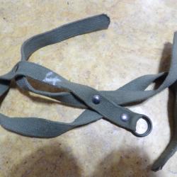 Mentonni&egrave;re jugulaire casque parachutiste TAP 56 para Alg&eacute;rie AFN Suez Kolwezi l&eacute;gion authentique 4